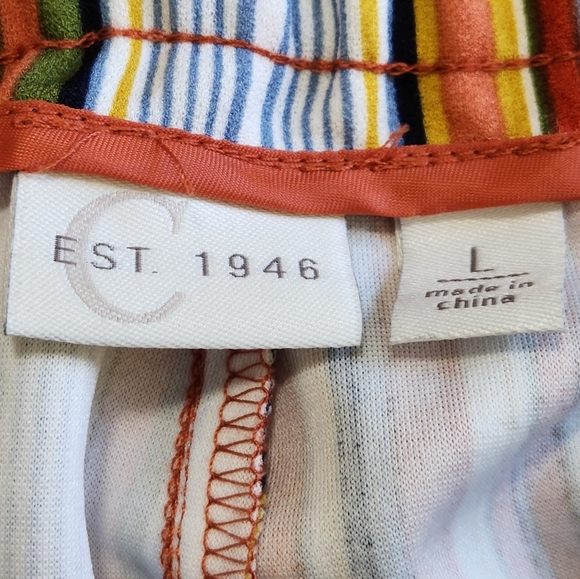 Est. 1946 Multicolored Palazzo pants size large - Picture 7 of 10
